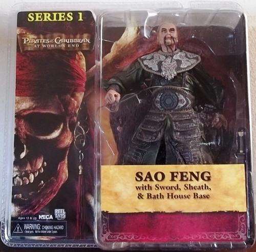 SAO FENG !! Pirates of the Caribbean !! AT WORLD'S END !! NECA !! MINT !! Never Opened !