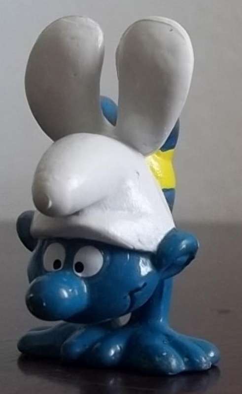 Original HANDSTAND SMURF !! MINT !! West Germany !! RARE !! Peyo Smurfs!