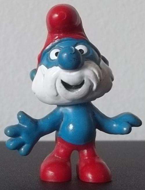 Original Vintage PAPA SMURF !! 1969 Hong Kong !! Smurfs!