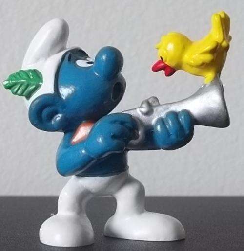 Original Vintage HUNTER SMURF! Peyo Hong Kong!! 1978 RARE !! Smurfs!