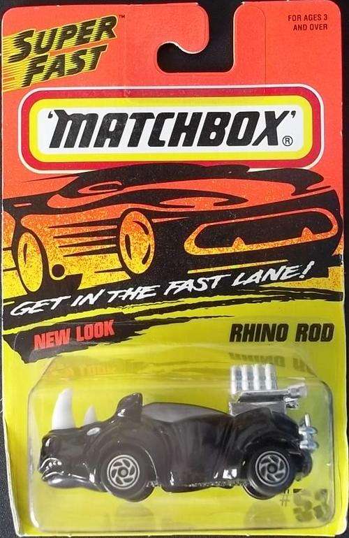 MATCHBOX #53 RHINO ROD (NEW LOOK) ! MINT + Never Opened ! EXCELLENT !