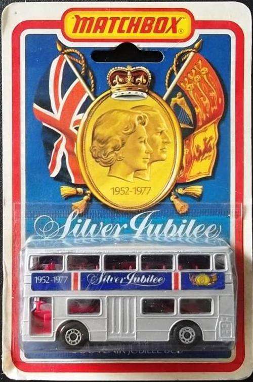 MATCHBOX "SILVER JUBILEE" BUS 1952 -1977 !! LESNEY MATCHBOX  !! EXCELLENT + Original Card