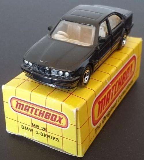 Models MATCHBOX BMW 5 SERIES MB 26 1989 RARE Original Box Matchbox EXCELLENT was sold for 199.00 on 22 Feb at 19 46 by collectable toys in Cape Town ID 136585172