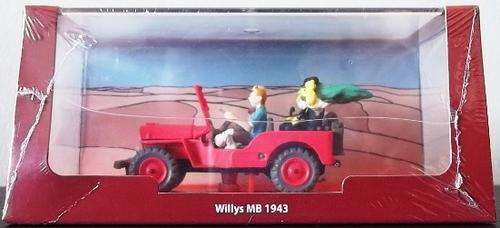TINTIN 1943 WILLY'S JEEP !! AU PAYS DE L'OR NOIR ! RARE !! MINT + Original Box !! HERGE