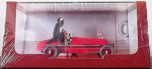 TINTIN RED RACING CAR !! LES CIGARES DU PHARAON ! RARE !! MINT + Original Box !! HERGE