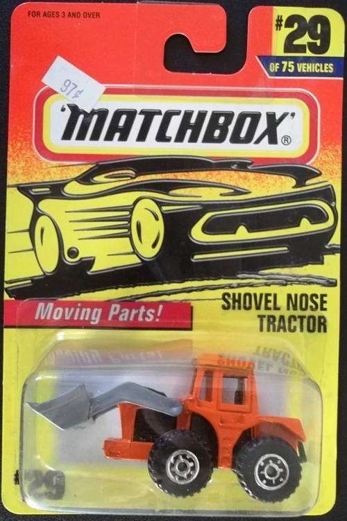 MATCHBOX #29 SHOVEL NOSE TRACTOR ! MINT + Never Opened ! EXCELLENT !