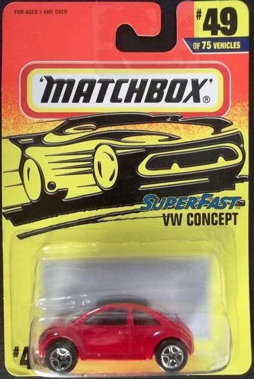 MATCHBOX #49 VW CONCEPT CAR ! MINT + Never Opened ! EXCELLENT !