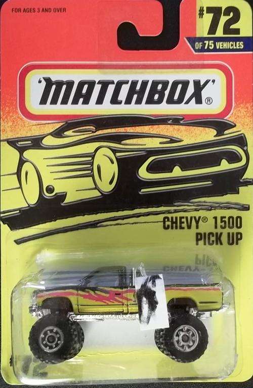 MATCHBOX #72 CHEVY 1500 PICKUP ! MINT + Never Opened ! EXCELLENT !
