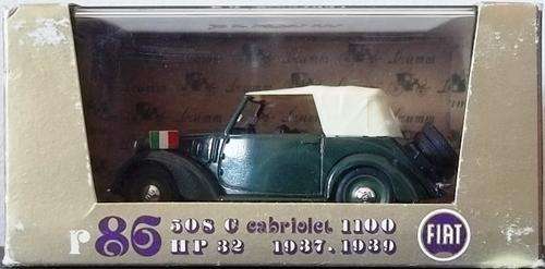 BRUMM 1/43 r86 FIAT 508c CABRIOLET 1100 !! 1937 !! MINT with Original Box