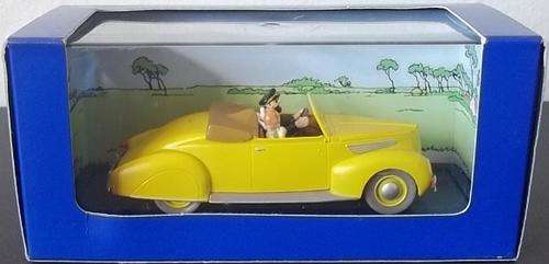 TINTIN 1939 LINCOLN ZEPHYR !! #12 of 70 !! LES 7 BOULES DE CRISTAL ! + Original Box !! HERGE