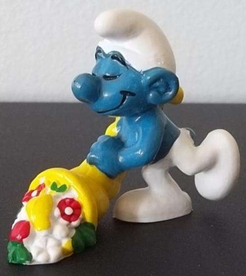 Original Vintage Cornucopia Smurf!! HONG KONG !! 1978 !! Smurfs! VERY RARE!!