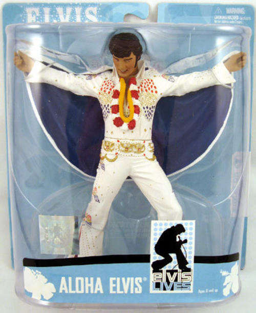 Elvis Aloha Hawaii !! Elvis #8 Mcfarlane Toys - Mint in Box! Packaging never been opened!!