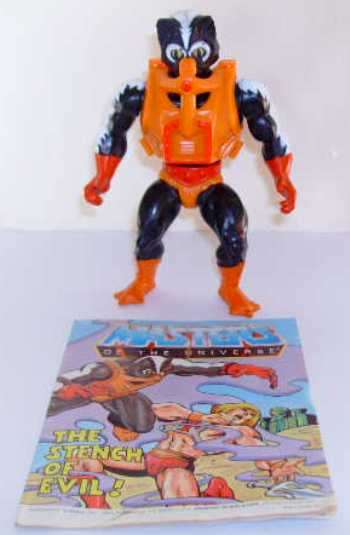 STINKOR + comic !! Masters of the Universe ! He-Man ! Mattel ! Great condition ! He Man