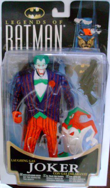 Rare EUROPEAN Laughing Gas JOKER - Mint On Card ! Kenner 1997 - Legends of BATMAN !!