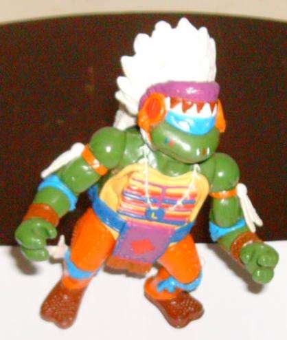 INDIAN CHIEF LEO !! EXCELLENT !! Vintage Teenage Mutant Ninja Turtles!! TMNT ! 1992 ! RARE