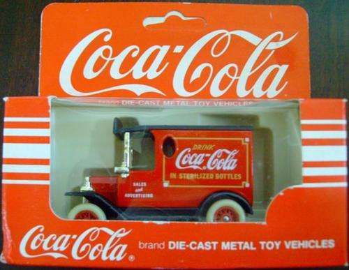 Lledo COCA - COLA FORD MODEL T VAN !!! RARE COLLECTIBLE ! MINT + Original Box ! EXCELLENT !!