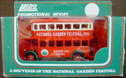 Lledo NATIONAL GARDEN FESTIVAL 1986 AEC REGENT BUS !!! VERY RARE COLLECTIBLE ! MINT + Original Box !