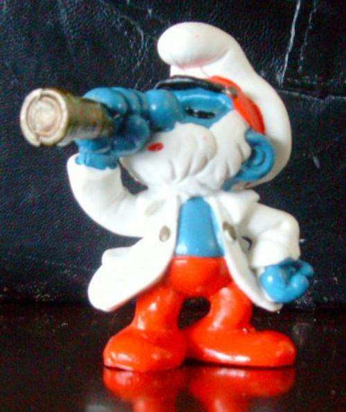 Original Vintage CAPTAIN PAPA SAILOR SMURF !! 1981! GREAT CONDITION !! Smurfs!