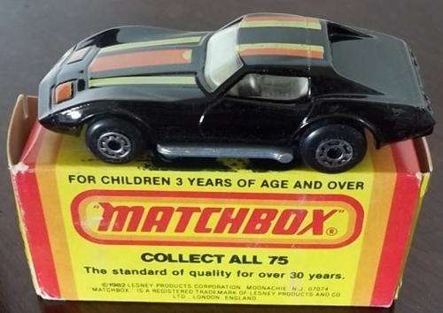 # 62 CHEVROLET CORVETTE !! 1979 !! FANTASTIC with Original Box !! Matchbox Lesney !! EXCELLENT !