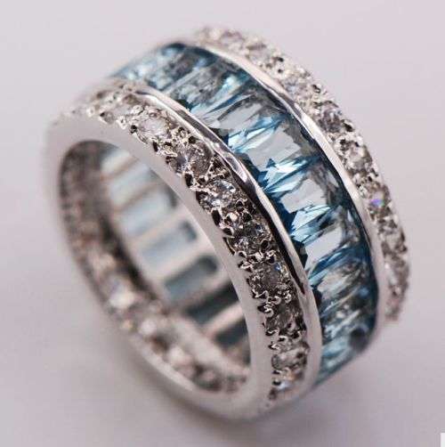 **DON'T MISS OUT!**Royal Persian Sapphire Blue, Amethyst, Blue Topaz,Garnet Red, Pink Topaz Sz 6-12!