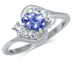 *R290 Fully insured intl shipping!**Natural 100% GENUINE Tanzanite Topaz cluster 925 Sterling Silver