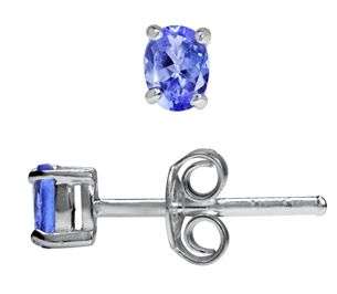 **R290 Fully insured intl shipping**LOVELY TANZANITE STUD EARRINGS!!! SET IN SOLID STERLING SILVER