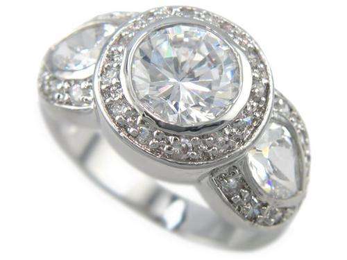 **50% LESS SHIPPING!**4.27 CTW ROMANESQUE BREATHTAKING BRILLIANT DIAMOND CUT ENGAGEMENT RING SIZE 6