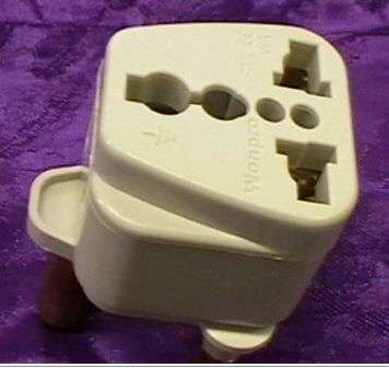 PLUG ADAPTOR -UNIVERSAL ADAPTOR FOR ALL PLUGS.