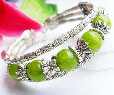 SUPERBELY HANDCRAFTED TIBETAN SILVER BRACELET