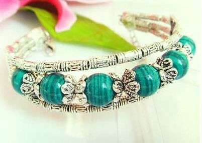 SUPERBELY HANDCRAFTED TIBETAN SILVER BRACELET
