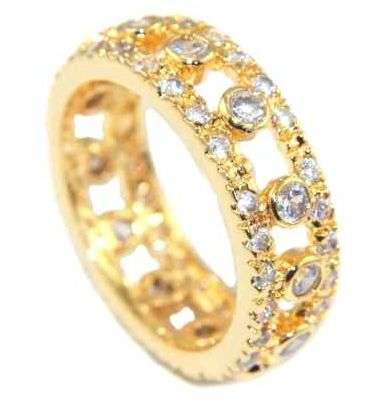 2.52CTW IMPRESSIVE HEIRLOOM BRILLIANT CUT - ETERNITY RING size 10