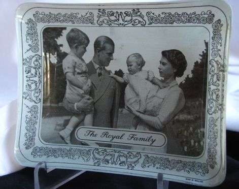 A Royal Family Glass Dish. Come See!