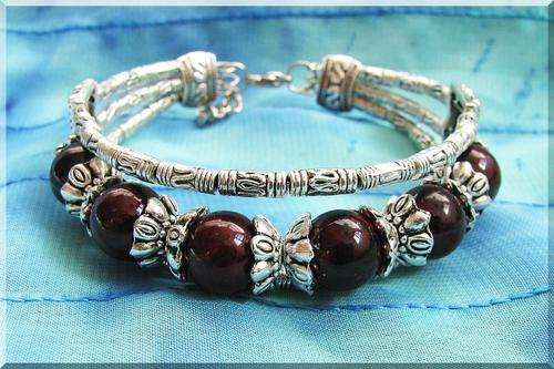 SUPERBELY HANDCRAFTED TIBETAN SILVER BRACELET