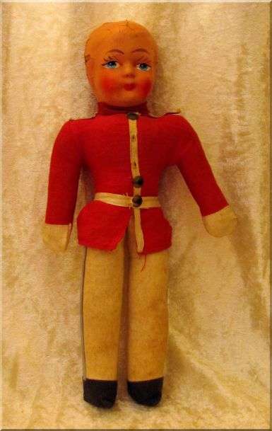 ROOI NEK!  ANTIQUE BRITISH SOLDIER DOLL
