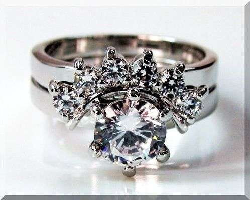 2.60CTW BRILLIANT ENGAGEMENT "WEDDING RING SET"!!! size 6