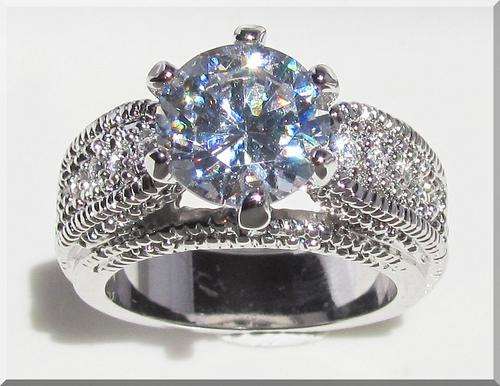 **50% REDUCED SHIPPING!**2.00 CTW SUPERBLY CUT BRILLIANT OPULENT DIAMOND ENGAGEMENT RING SIZE 10