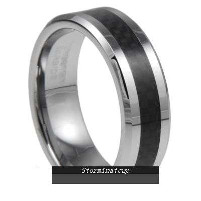 **SAVE R240 SHIPPING!**STUNNING TUNGSTEN CARBIDE 2TONE BLACK SATIN RING size 13