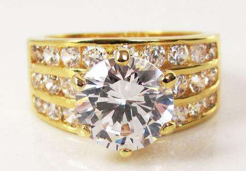 3.65CTW BRILLIANT GRAND CHANNEL ENGAGEMENT RING size 8