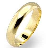 **DIRECT IMPORT!**SOLID SMOOTH 6MM WEDDING BAND CLAD IN 18K YELLOW GOLD size 10