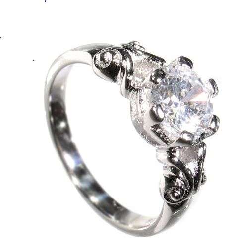 **INTERNATIONAL SHIPPING**STUNNING 1.22CTW ROYAL SOLITAIRE ENGAGEMENT RING CLAD IN 18K GOLD SIZE 9