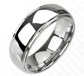STUNNING TUNGSTEN CARBIDE 2 TIER SATIN FINISH MEN'S WEDDING RING size 9