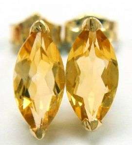 **INTERNATIONAL SHIPPING!**HUGE 2.00 CTW SIZZLING CITRINE EARRINGS!!! SET IN SOLID 10K GOLD!