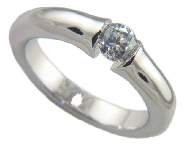 **INTENATIONAL SHIPPING!**0.65CTW SILKY SMOOTH BRILLIANT CUT SOLITAIRE 18K GP ENGAGEMENT RING size 9