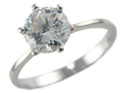 **1.75CT GRAND ROUND CUT SOLITAIRE ENGAGEMENT RING size 5