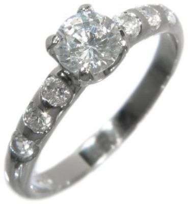 **FREE SHIPPING**1.41CT ROYAL BRILLIANT STONE 18K ENGAGEMENT RING size 8
