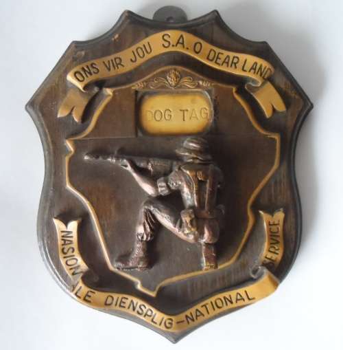 Border War Era National Service Plaque
