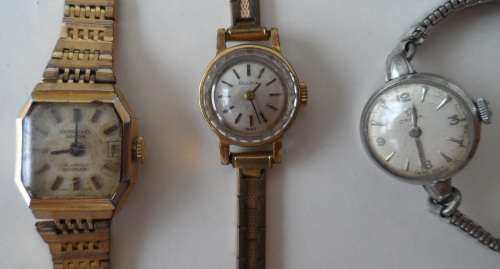 3 x Ladies Watches - Omega / Bulova / Raymond Weil