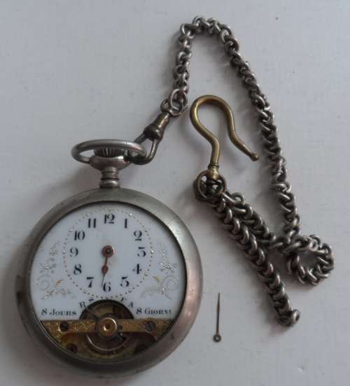 Swiss Hebdomas 8 Day Pocket Watch
