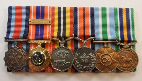SADF Era - Group of 6 Medals - miniatures