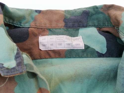 Yogoslavian / Serb Oak Leaf Pattern Camo Shirt